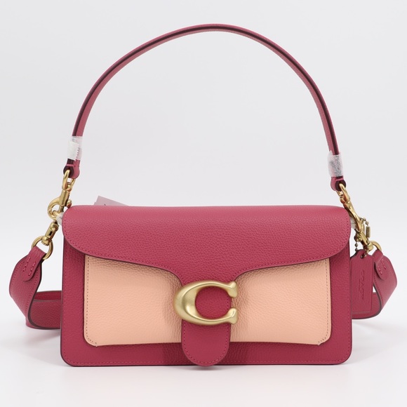 New with Tags Coach Tabby 26 Leather Shoulder Bag Rouge - Picture 12 of 12